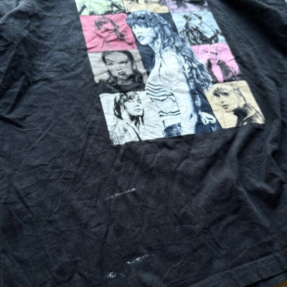 Taylor Swift The Eras Tour Black‎ T-Shirt - Picture 2 of 5